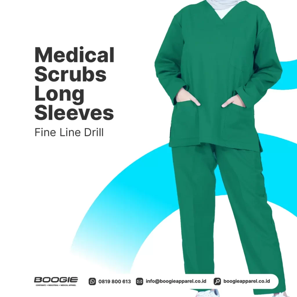 Scrubs lengan panjang