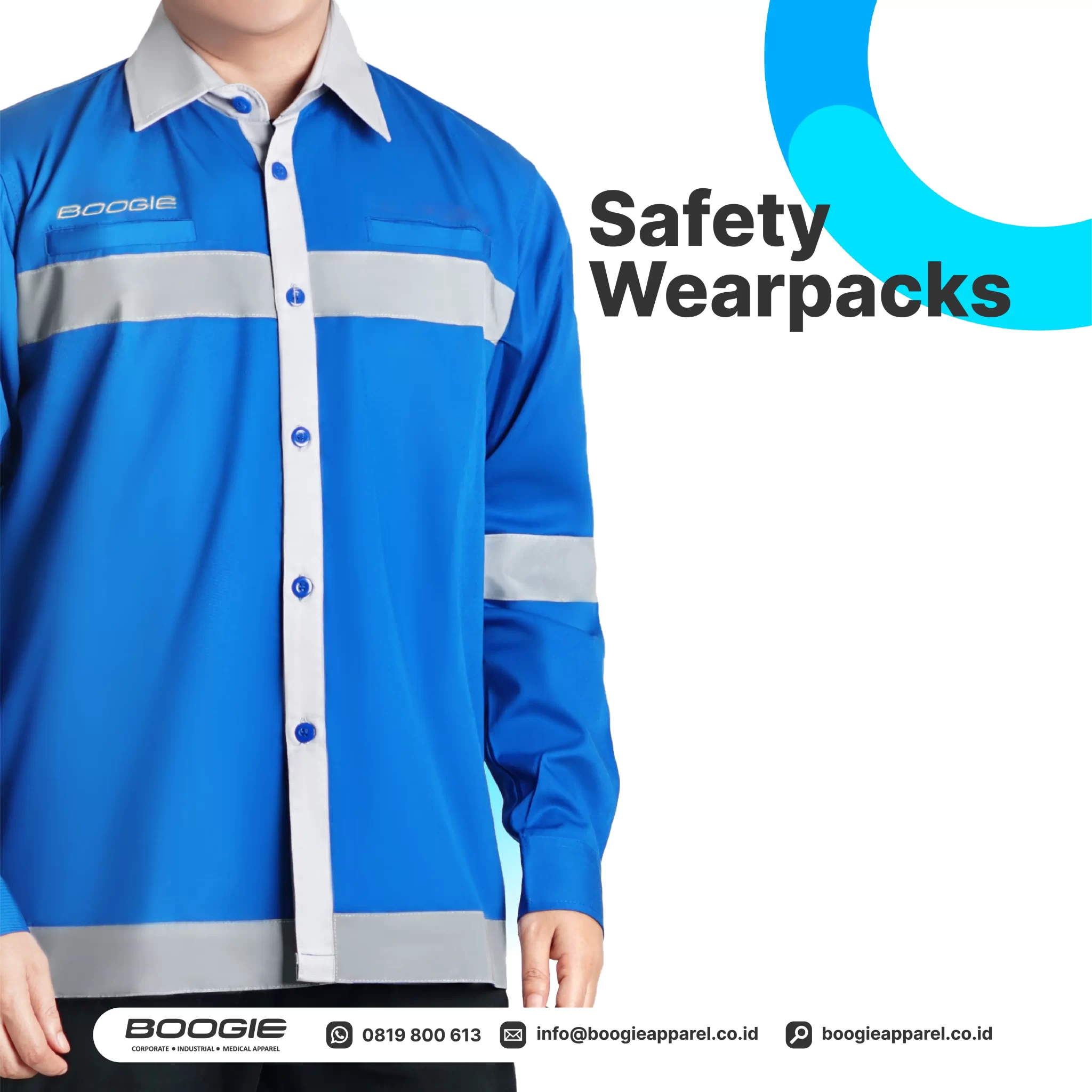 vendor safety wearpack hi vis supplier kemeja reflektor 3m scotchlight baju proyek