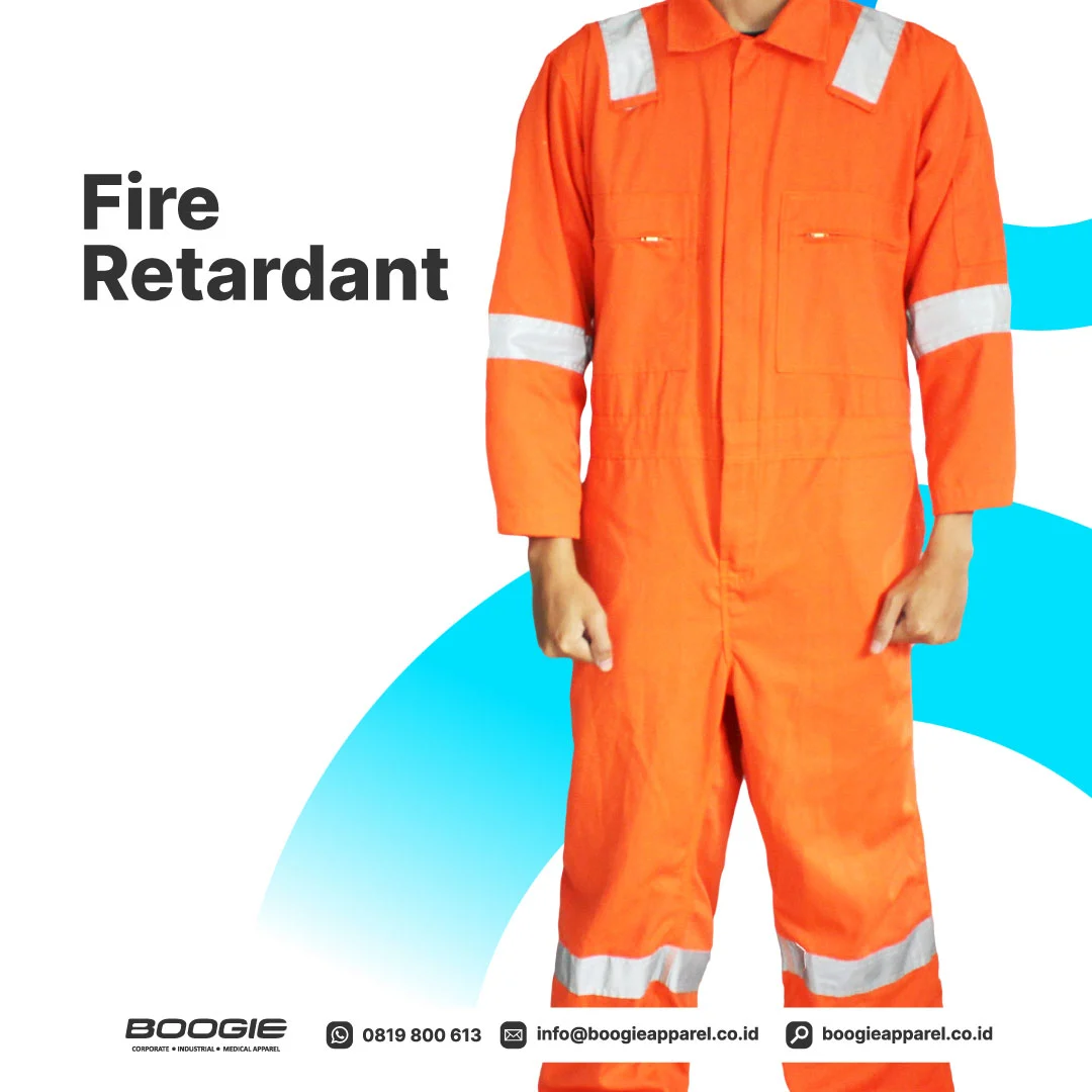 Baju Safety Wearpack Fire-Retardant Coverall Oranye