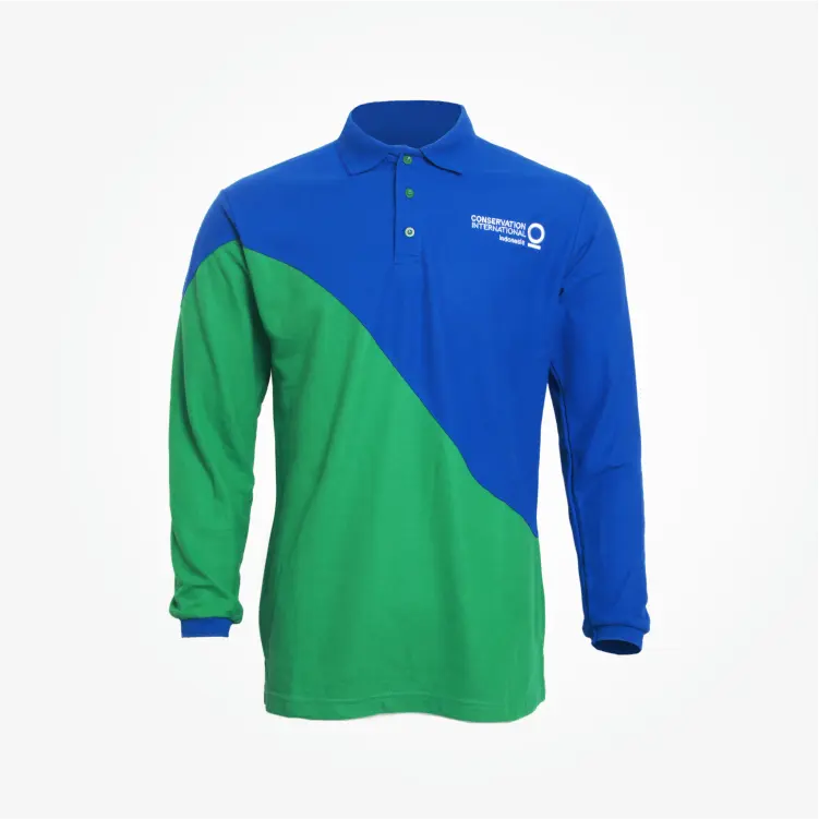 pembuatan polo shirt long sleeves kaos polo lengan panjang
