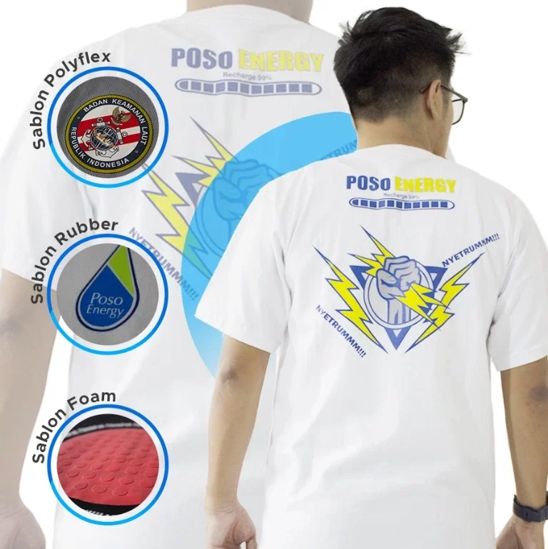 variasi sablon kaos