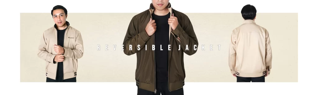custom jaket reversible untuk perusahaan