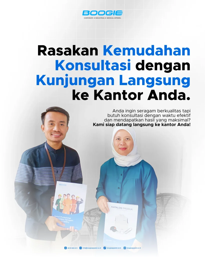 kemudahan layanan konsulatasi dari boogie apparel 