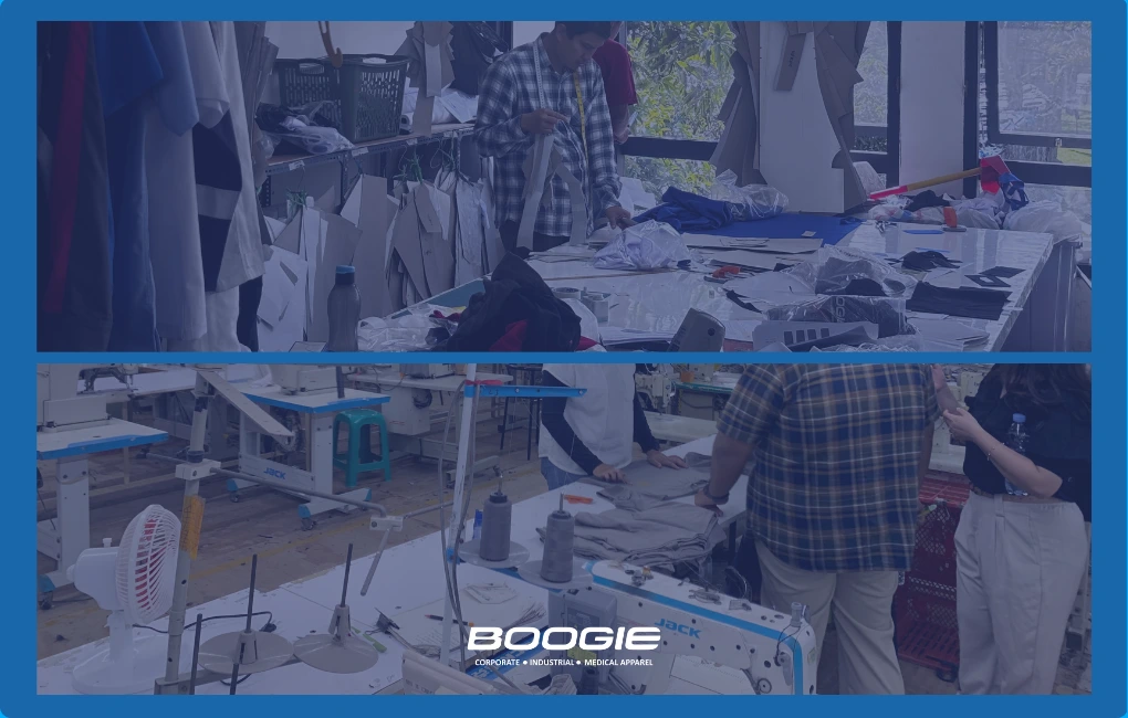 proses transparansi custom seragam kerja