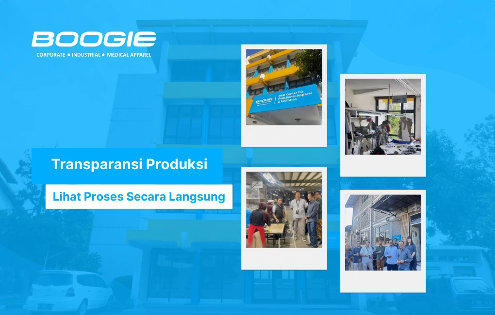 kunjungan produksi nasmoco ke boogie apparel 