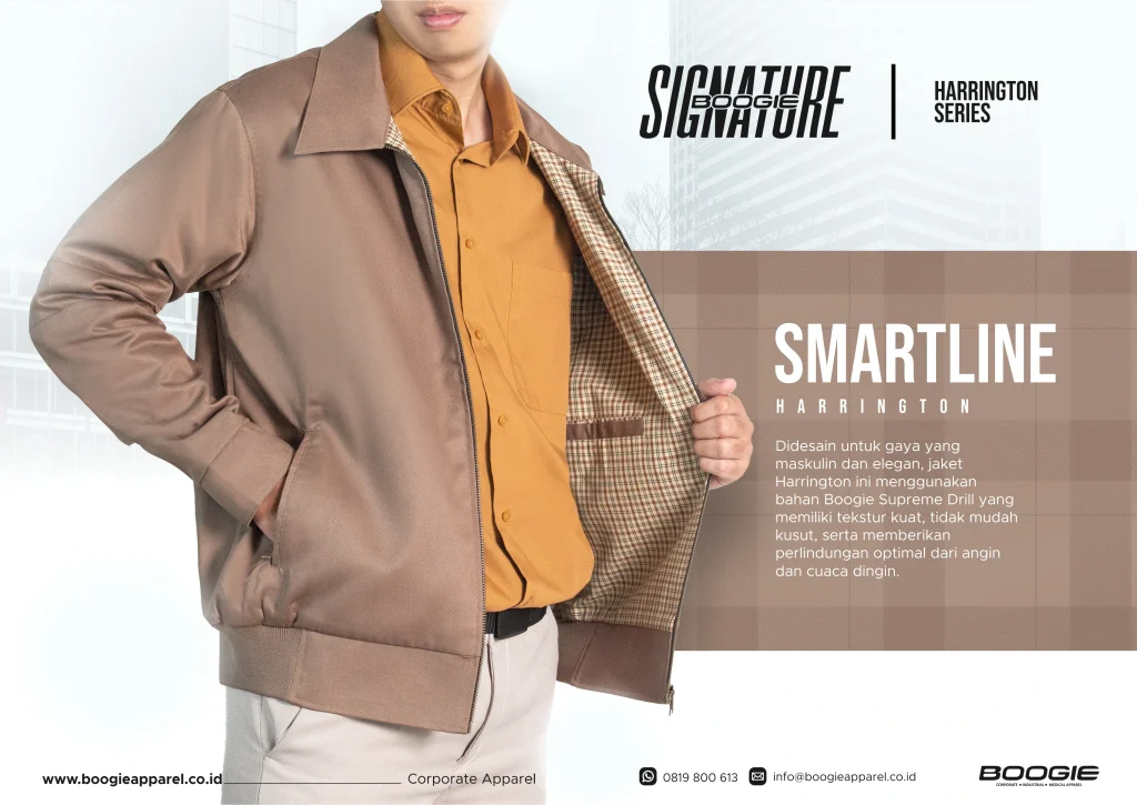 jaket harrington singnature boogie apparel