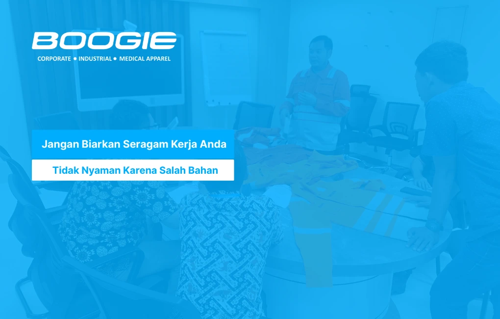 konsultasi bahan untuk pembuatan seragam kerja 