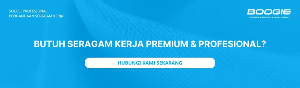 butuh seragam kerja dengan bahan daur ulang