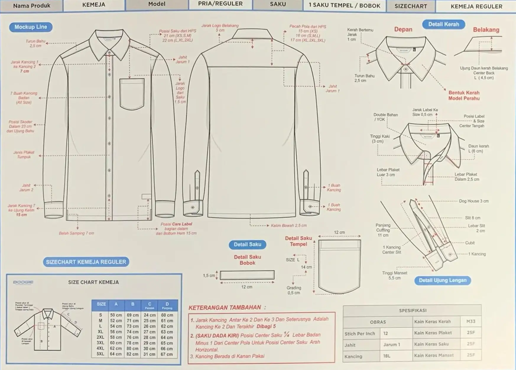 Surat Keterangan Produksi Boogie Apparel