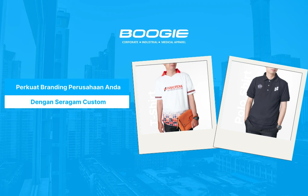 branding perusahaan dengan seragam kantor custom di boogie apparel