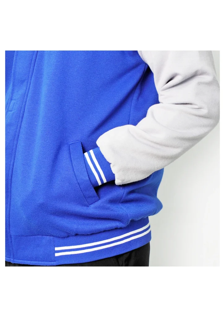 detail kantong jaket softex