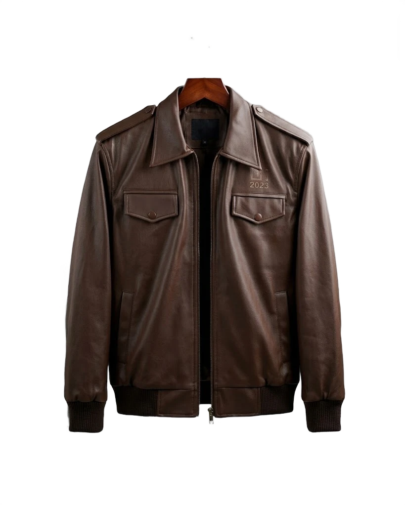 ghost mannequin jaket kulit pertamina