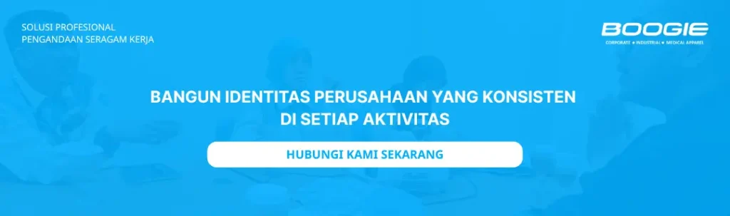 hubungi boogie apparel untuk pengadaan seragam kerja perusahaan