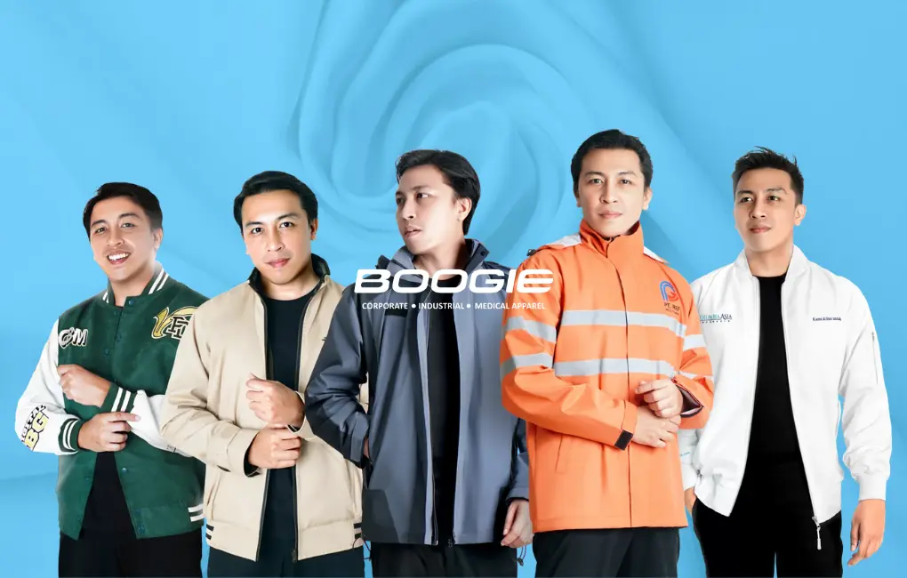 jenis bahan jaket custom untuk perusahaan