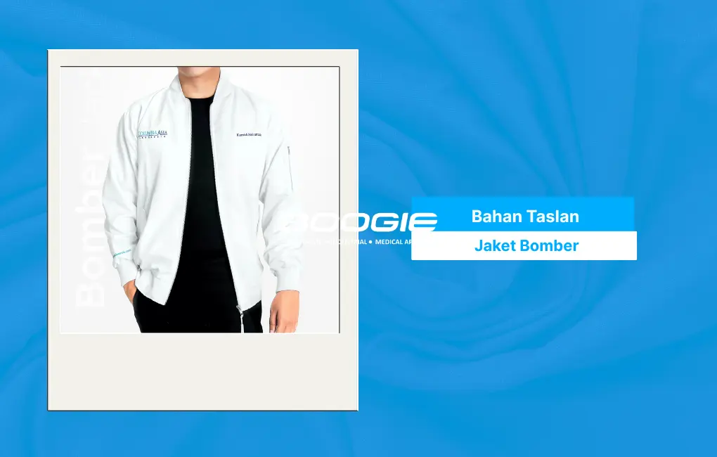 bahan taslan untuk jaket varsity custom