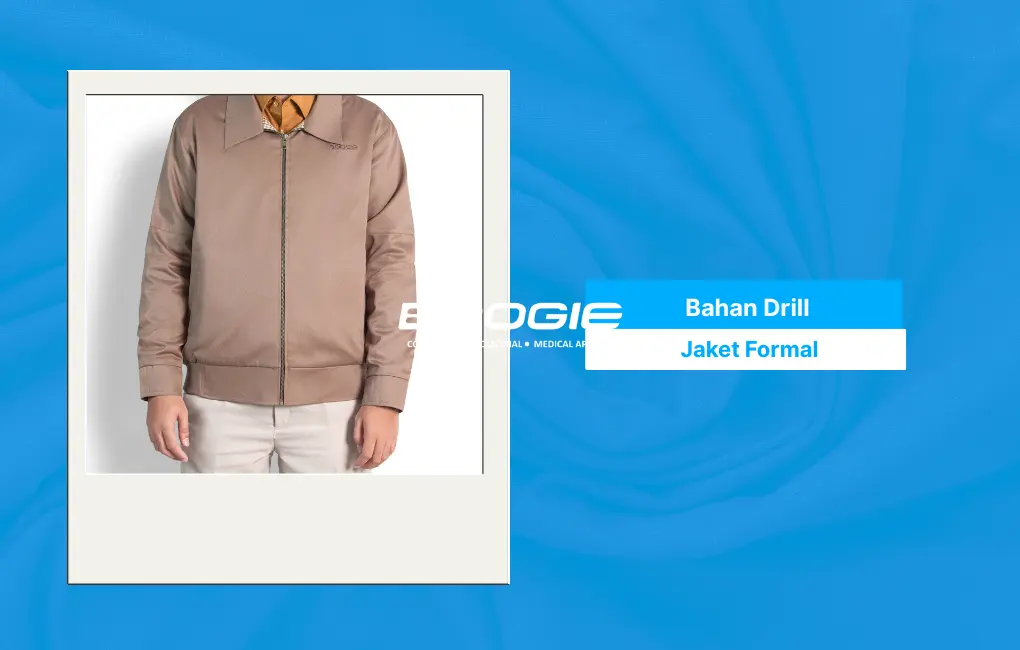 bahan drill untuk jaket custom model canvas untuk perusahaan