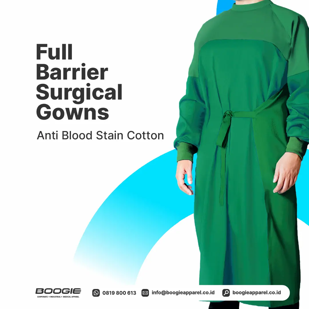 surgical gown anti blood stain cotton