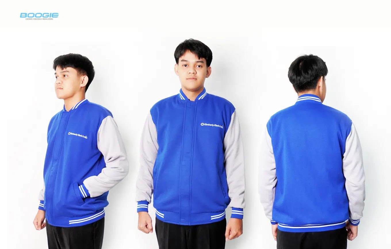 Jaket varsity PT Softex Indonesia Boogie Apparel