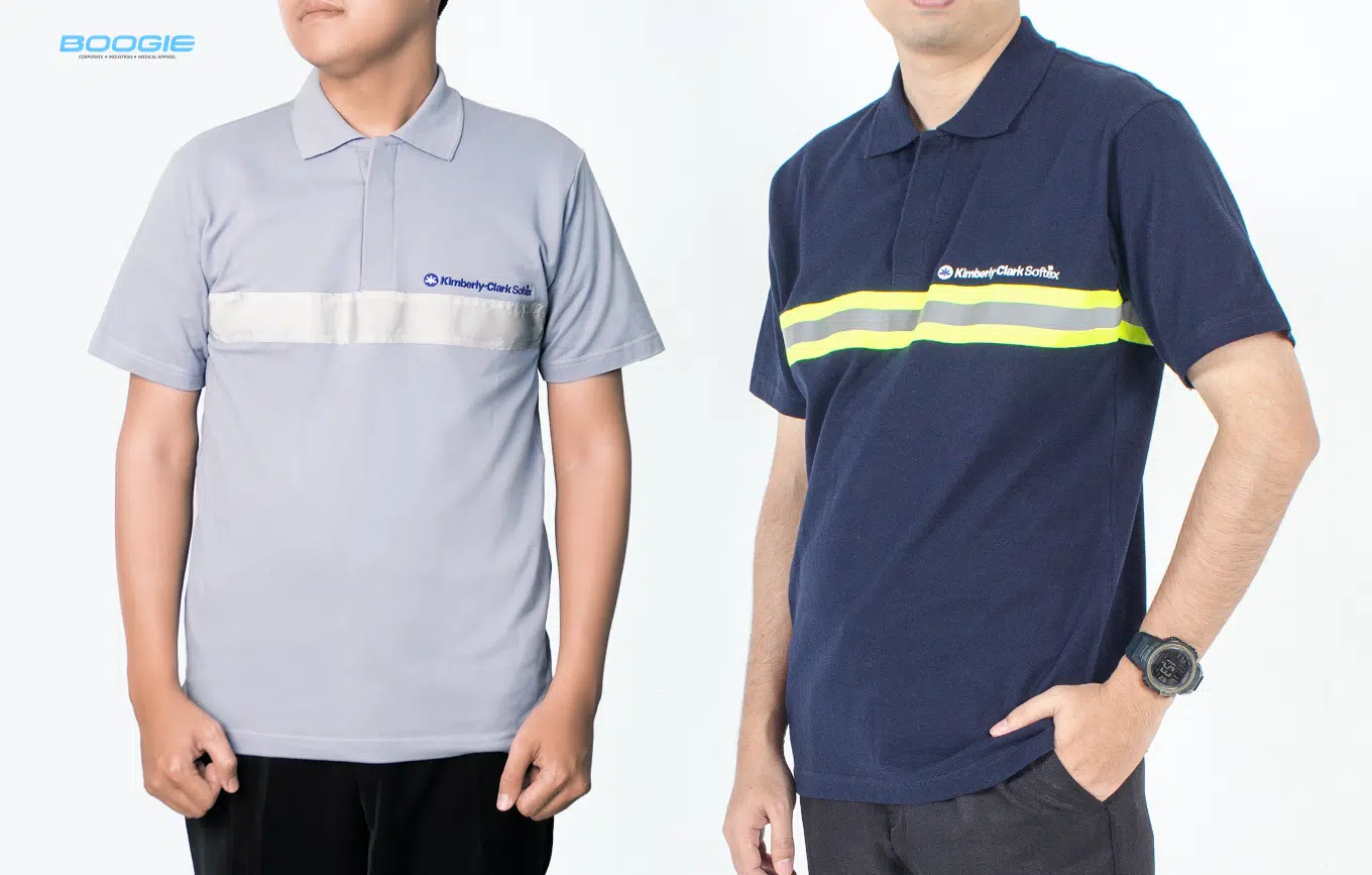 Polo safety seragam PT Softex Indonesia Boogie Apparel