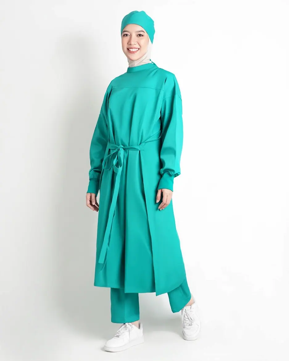 gown medis full set rumah sakit