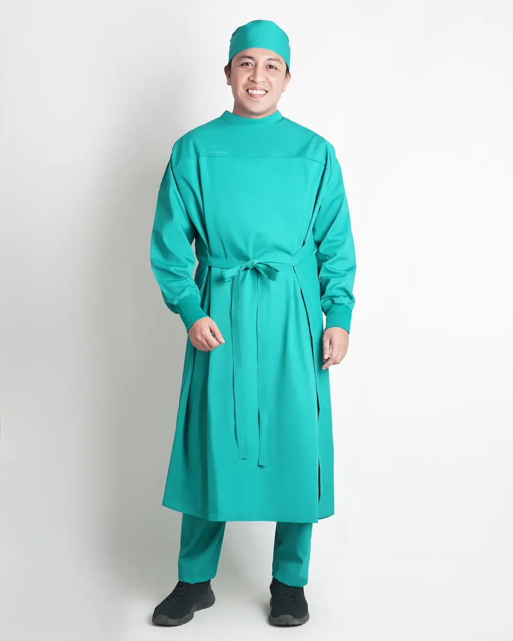 gown medis tampak depan rumah sakit